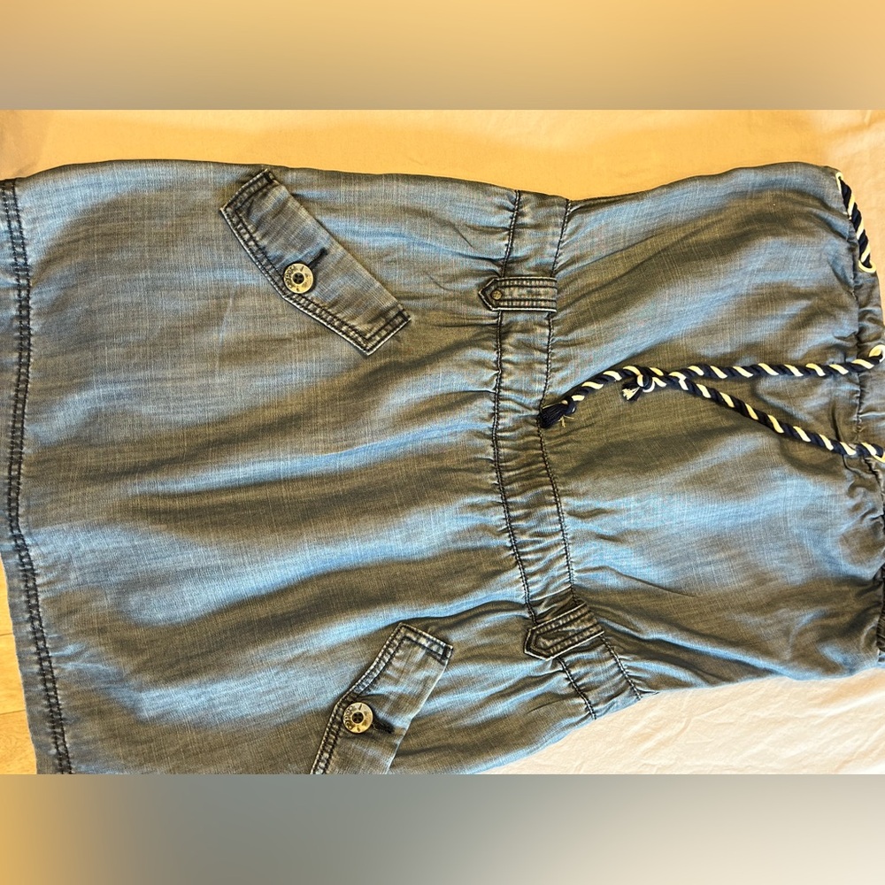 Jean tube top jumper